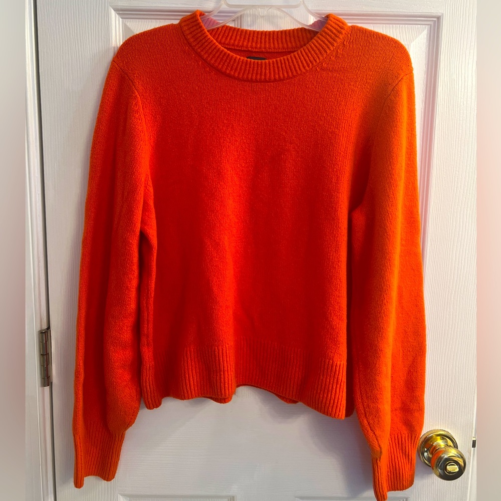 Gap sweater- large- orange NWOT